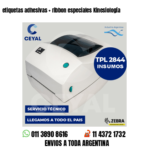 etiquetas adhesivas   ribbon especiales Kinesiología