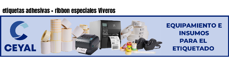 etiquetas adhesivas   ribbon especiales Viveros