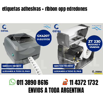 etiquetas adhesivas   ribbon opp edredones