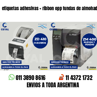 etiquetas adhesivas   ribbon opp fundas de almohadas