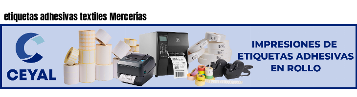 etiquetas adhesivas textiles Mercerías
