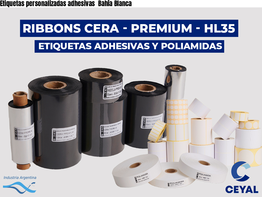 Etiquetas personalizadas adhesivas  Bahía Blanca