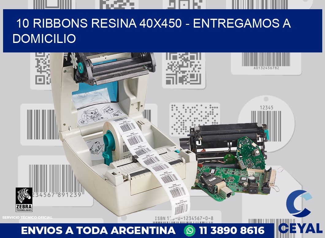 10 Ribbons resina 40x450 - entregamos a domicilio
