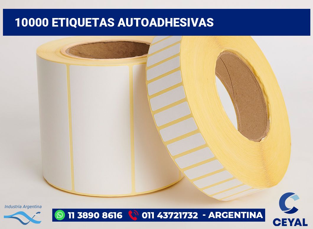 10000 Etiquetas autoadhesivas