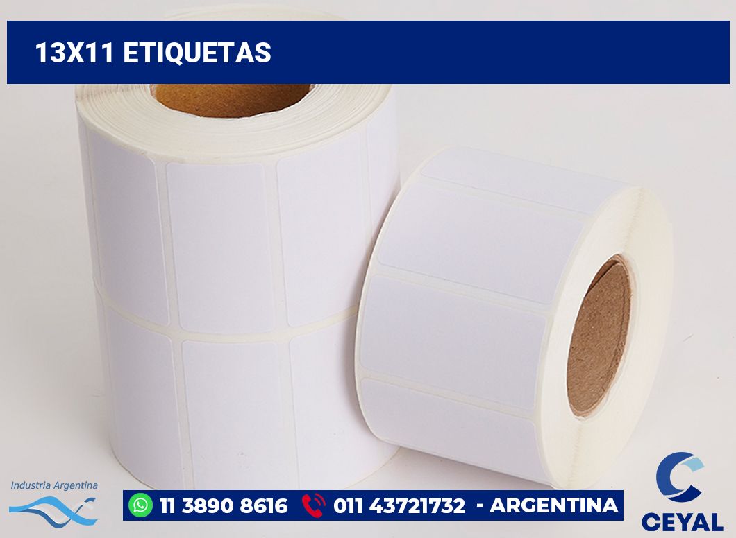 13x11 Etiquetas
