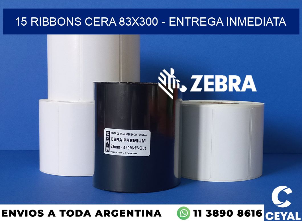 15 Ribbons cera 83x300 - Entrega inmediata
