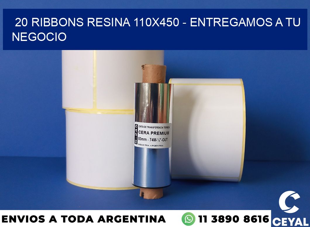 20 Ribbons resina 110×450 – entregamos a tu negocio