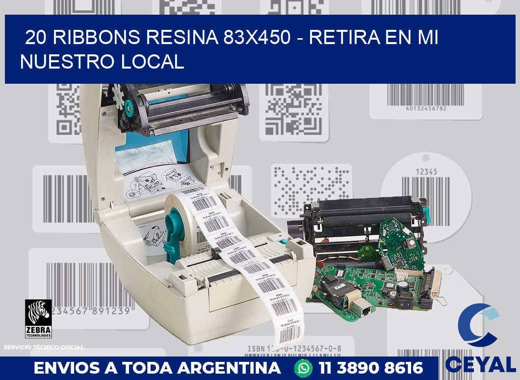 20 Ribbons resina 83x450 - retira en mi nuestro local