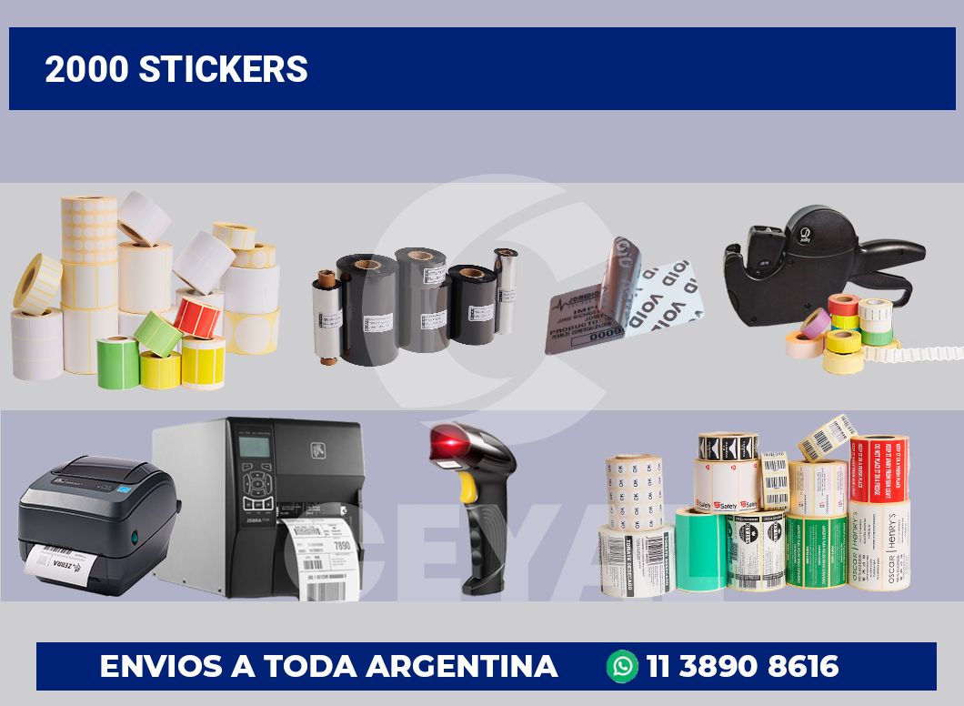 2000 Stickers