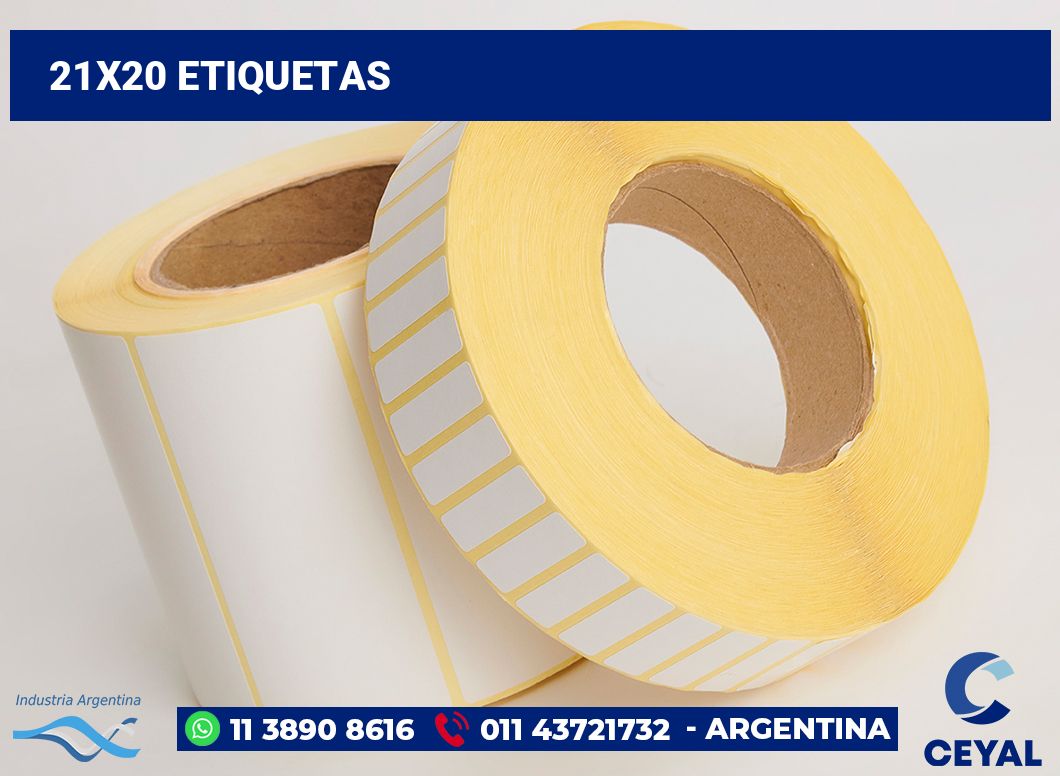 21x20 Etiquetas