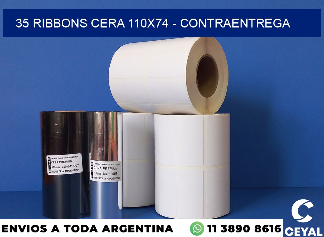 35 Ribbons cera 110×74 – contraentrega