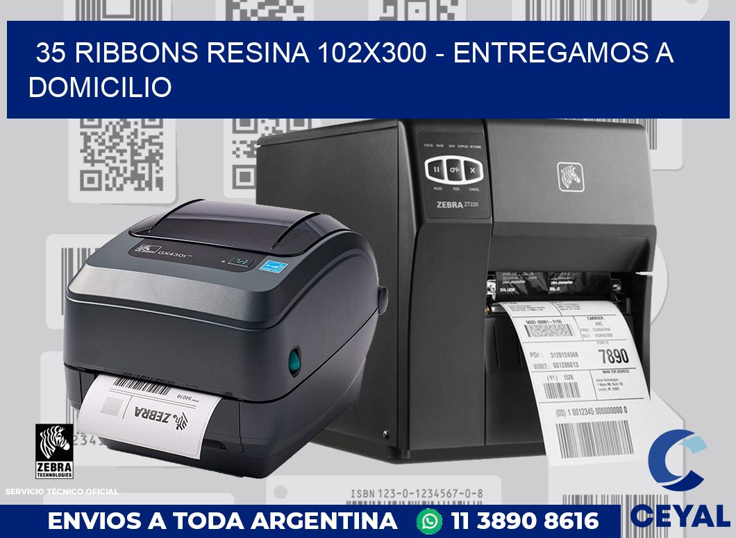35 Ribbons resina 102x300 - entregamos a domicilio
