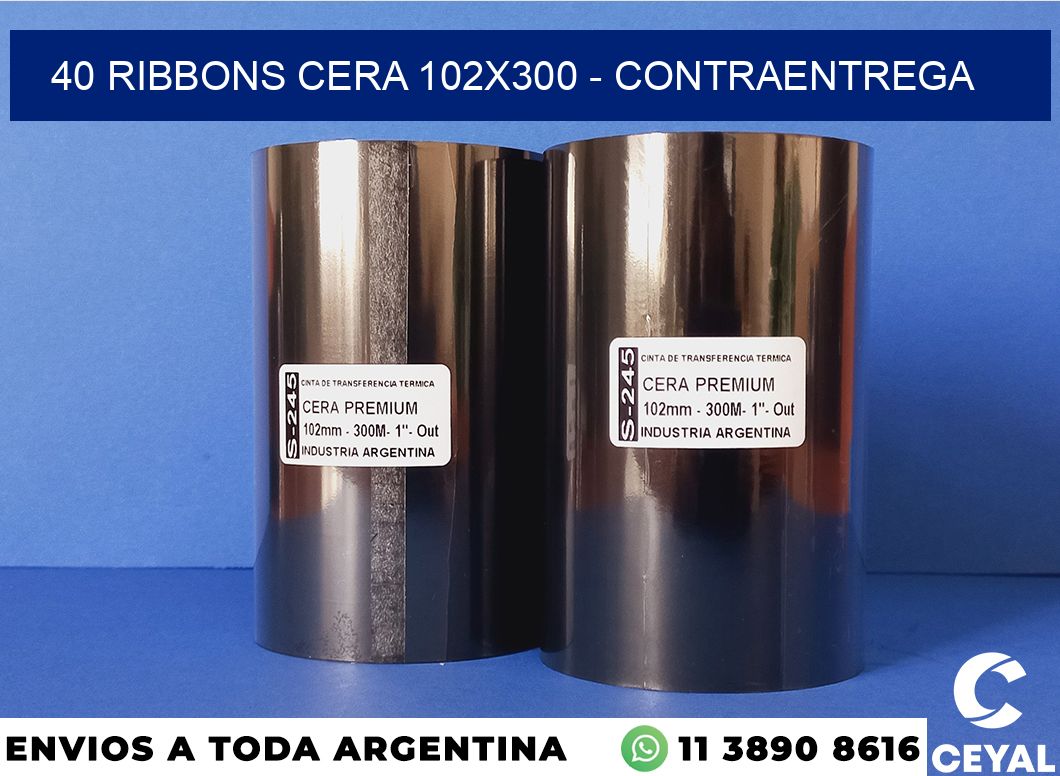 40 Ribbons cera 102×300 – contraentrega