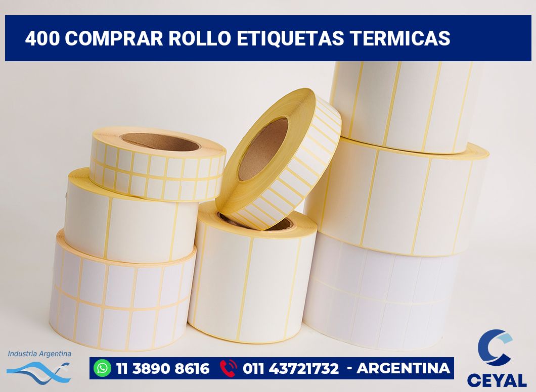 400 Comprar rollo etiquetas termicas