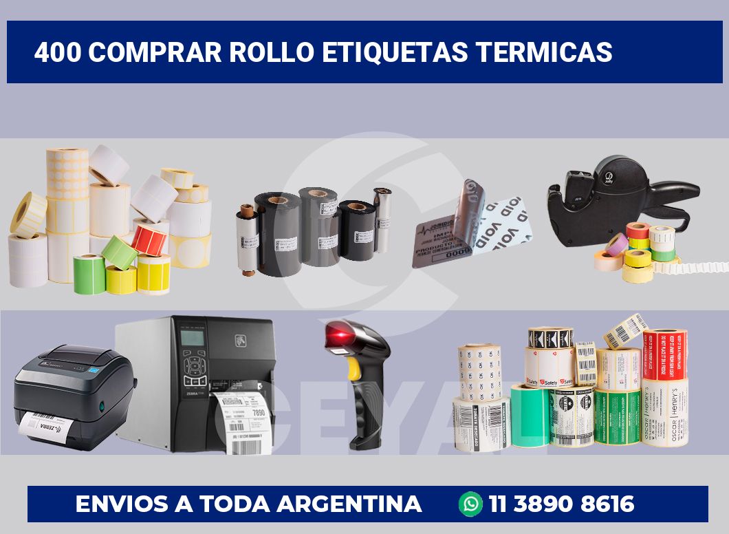 400 Comprar rollo etiquetas termicas