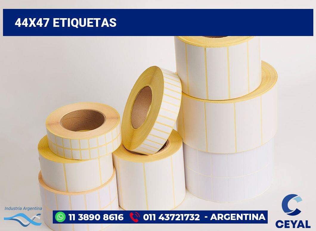 44x47 Etiquetas