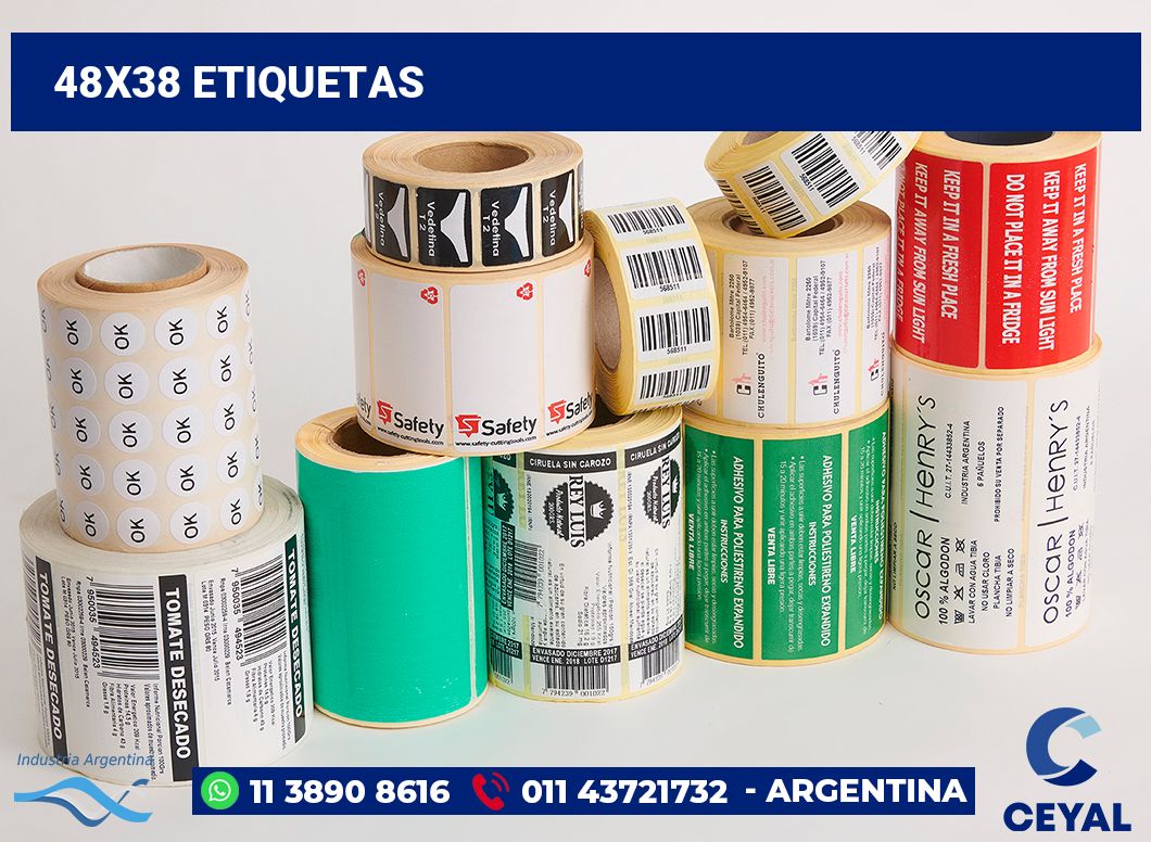 48x38 Etiquetas