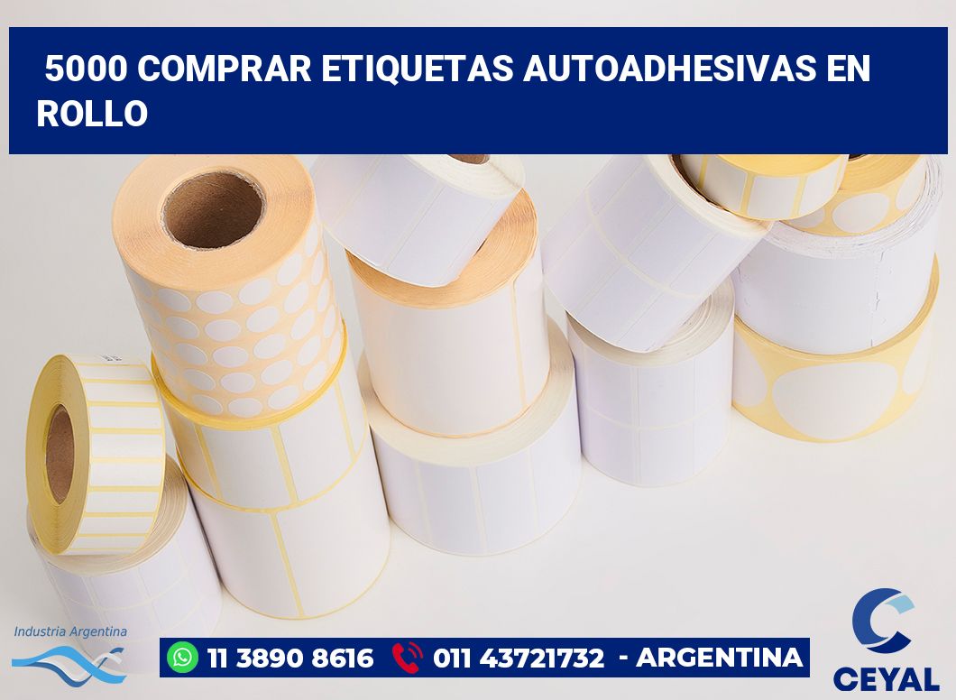 5000 Comprar etiquetas autoadhesivas en rollo