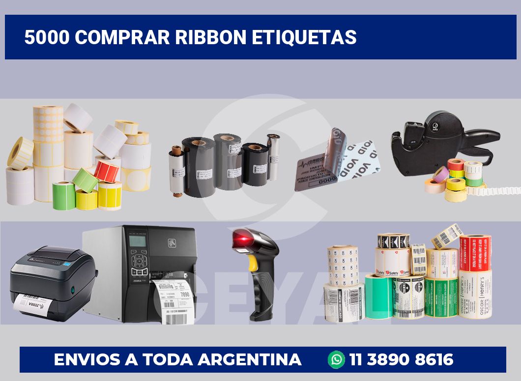 5000 Comprar ribbon etiquetas