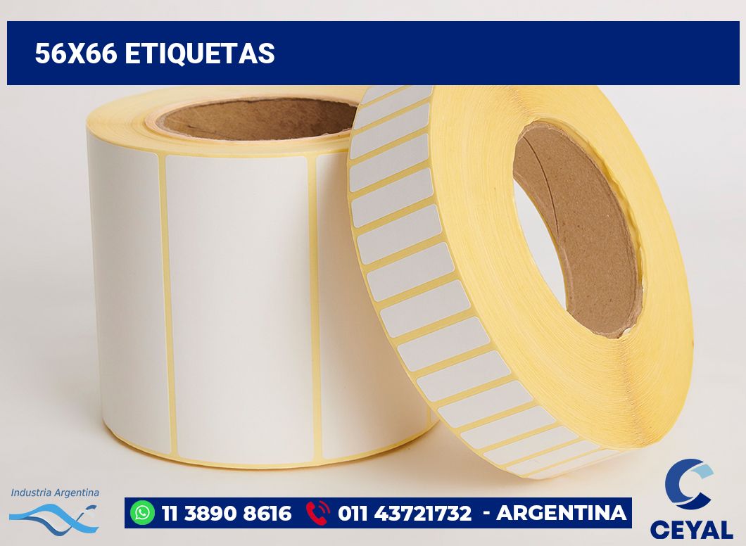 56x66 Etiquetas