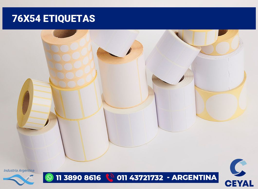 76x54 Etiquetas