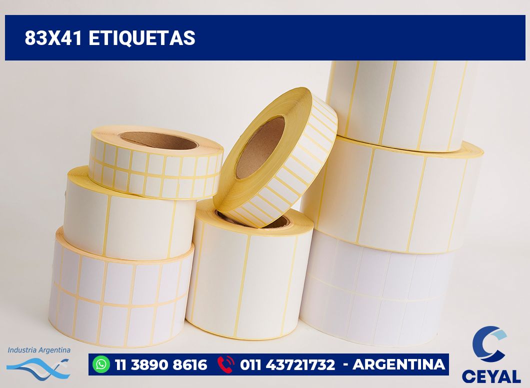 83x41 Etiquetas