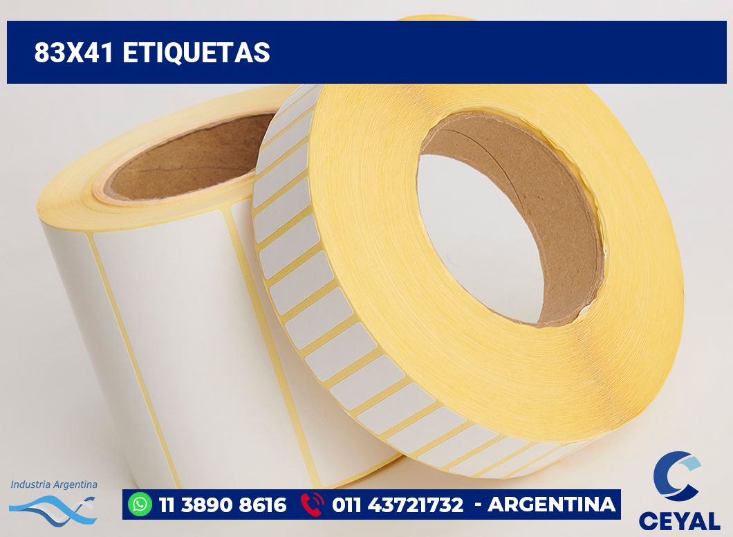 83x41 Etiquetas