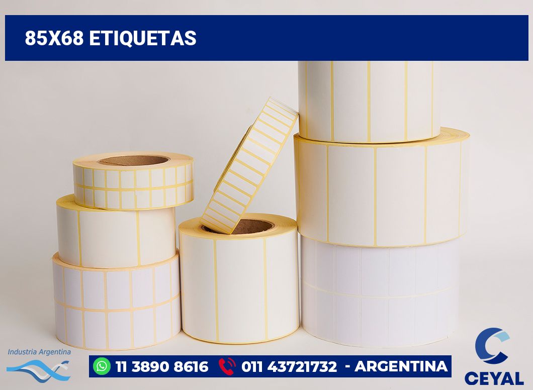 85x68 Etiquetas
