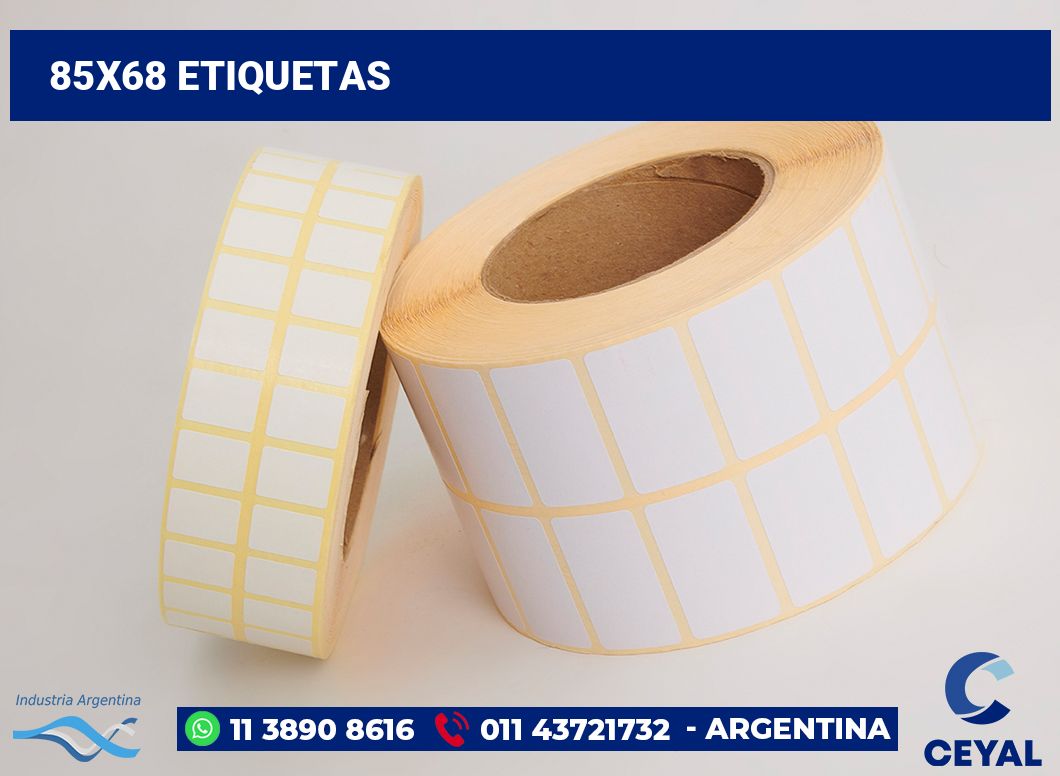 85x68 Etiquetas