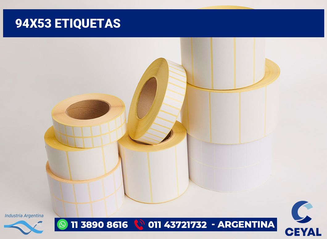 94x53 Etiquetas
