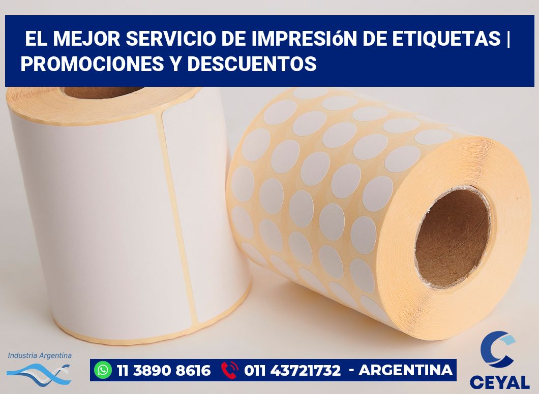 El mejor servicio de impresión de etiquetas | Promociones y descuentos