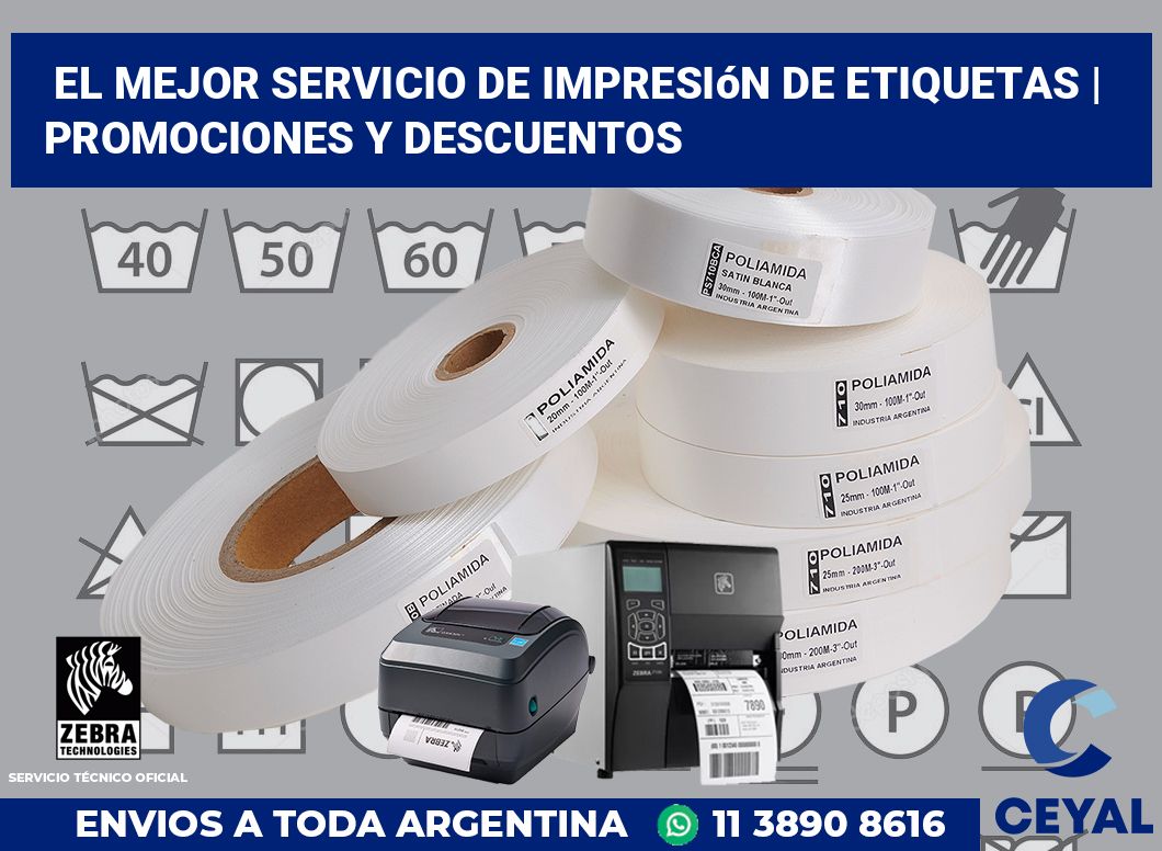 El mejor servicio de impresión de etiquetas | Promociones y descuentos