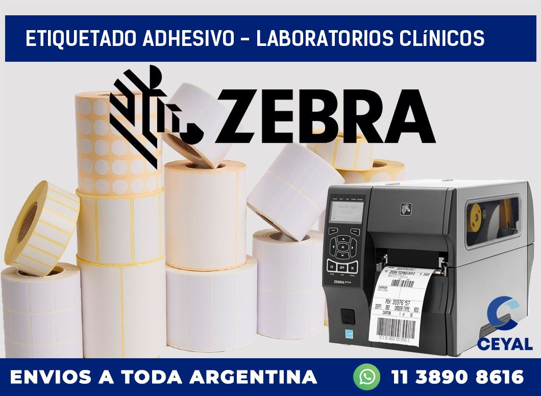 Etiquetado adhesivo – Laboratorios clínicos