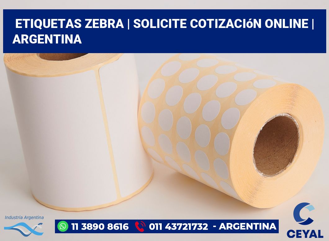 Etiquetas Zebra | Solicite cotización online | Argentina