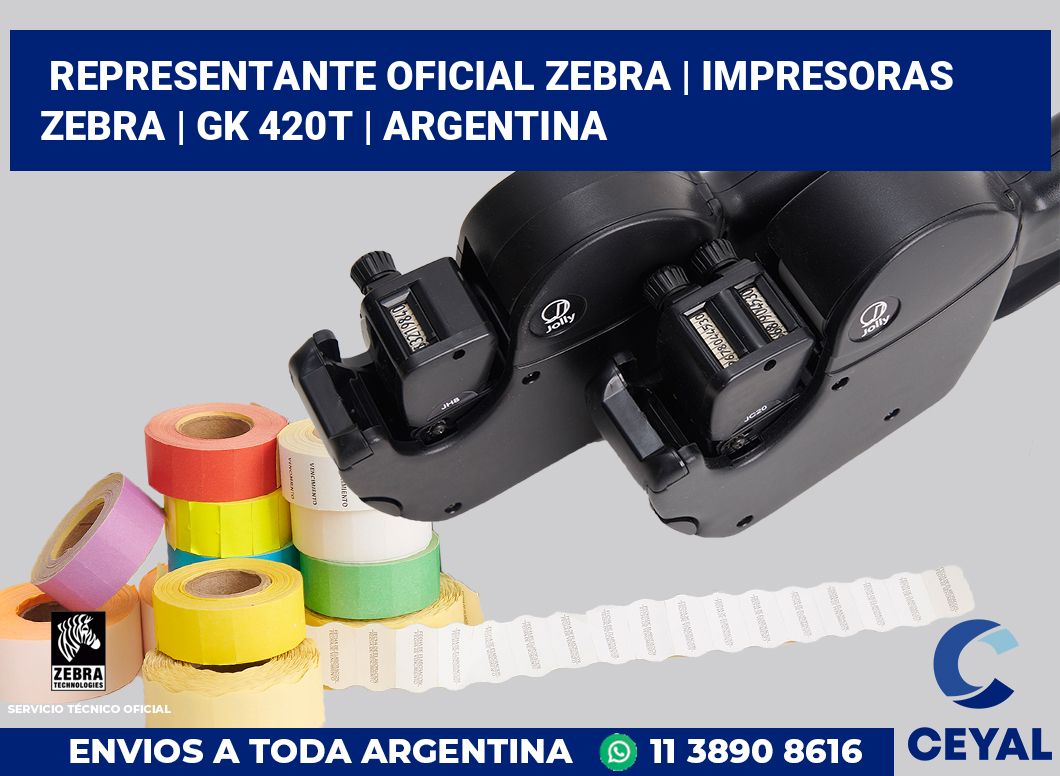 Representante oficial Zebra | Impresoras Zebra | gk 420t | Argentina