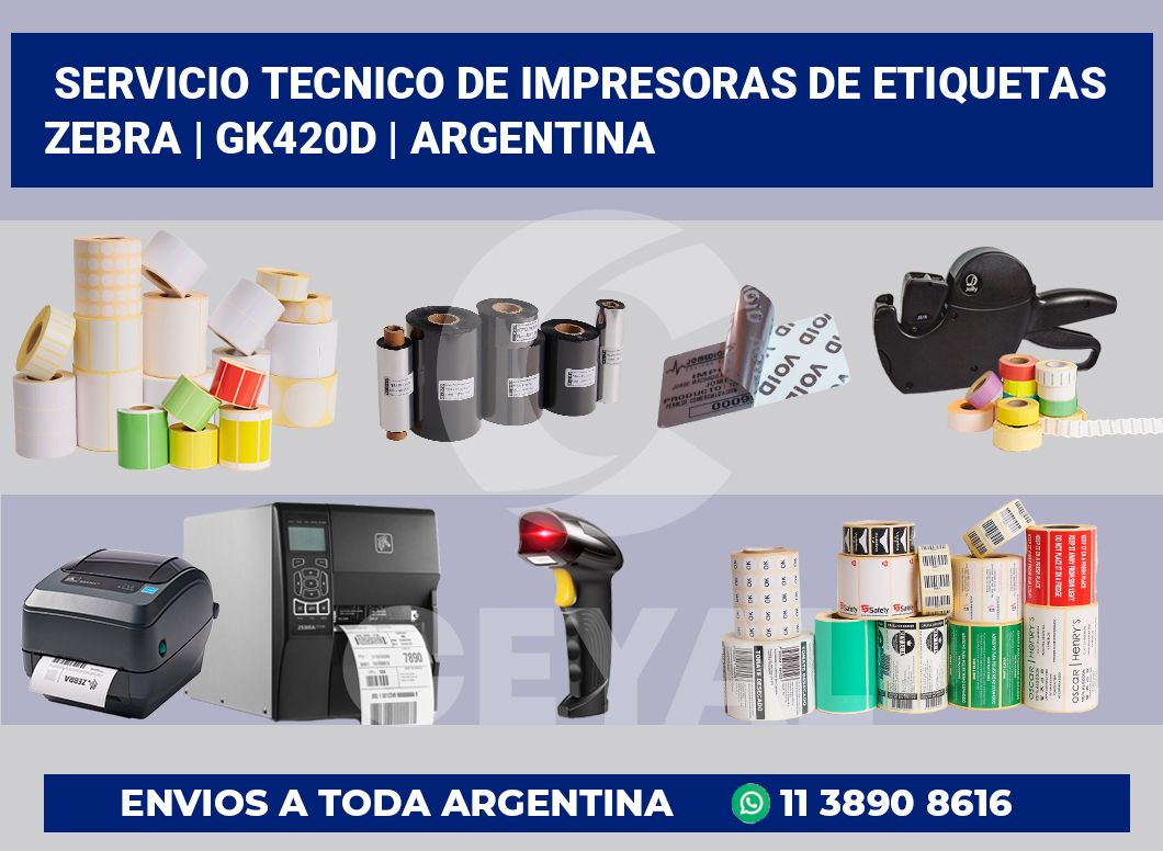 Servicio Tecnico De Impresoras De Etiquetas Zebra | GK420d | Argentina