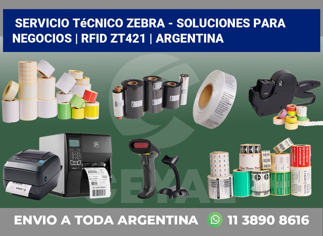 Servicio técnico Zebra – Soluciones para negocios | RFID ZT421 | Argentina