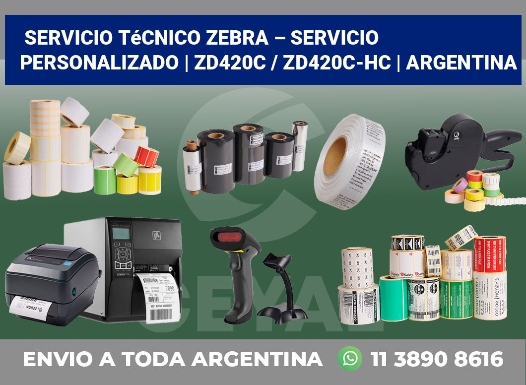Servicio técnico Zebra – servicio personalizado | ZD420c / ZD420c‑HC | Argentina