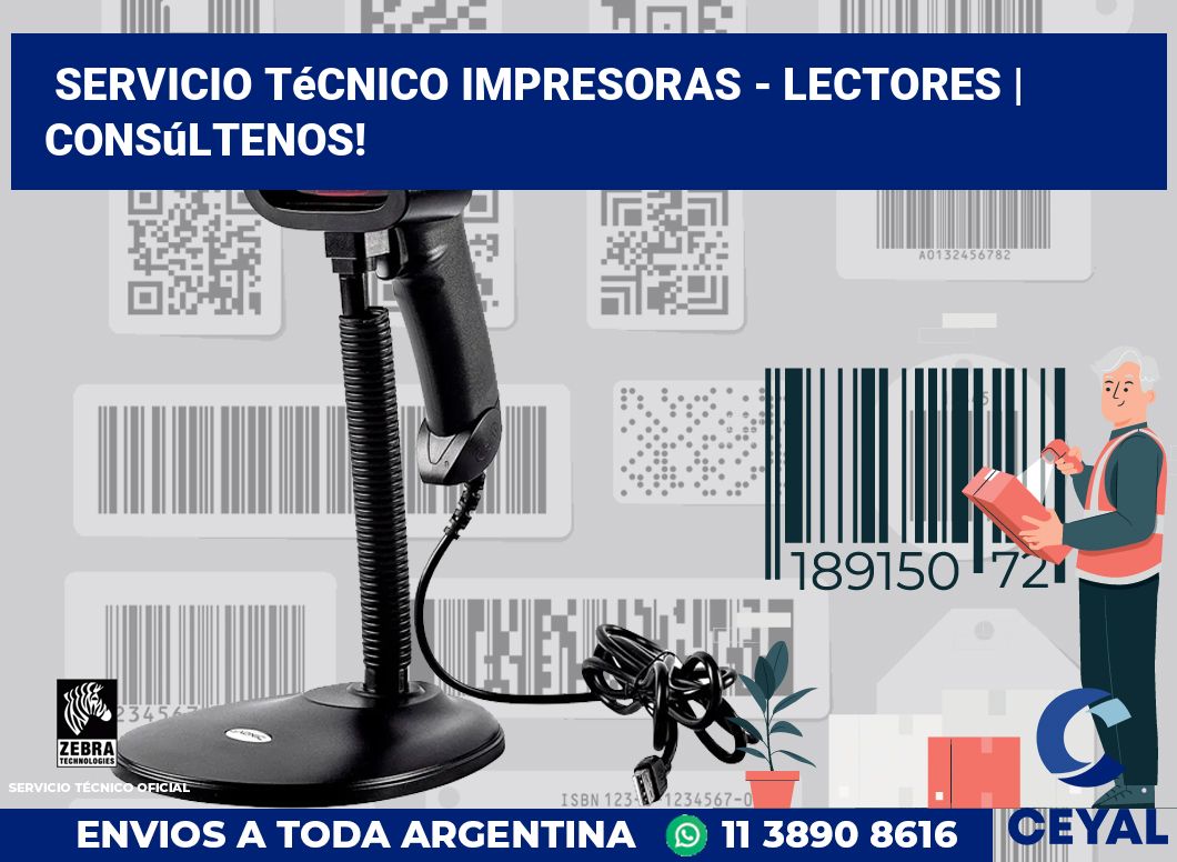 Servicio técnico impresoras - lectores | Consúltenos!