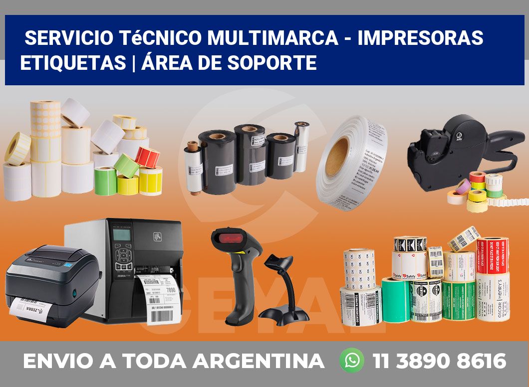 Servicio técnico multimarca – impresoras etiquetas | Área de soporte