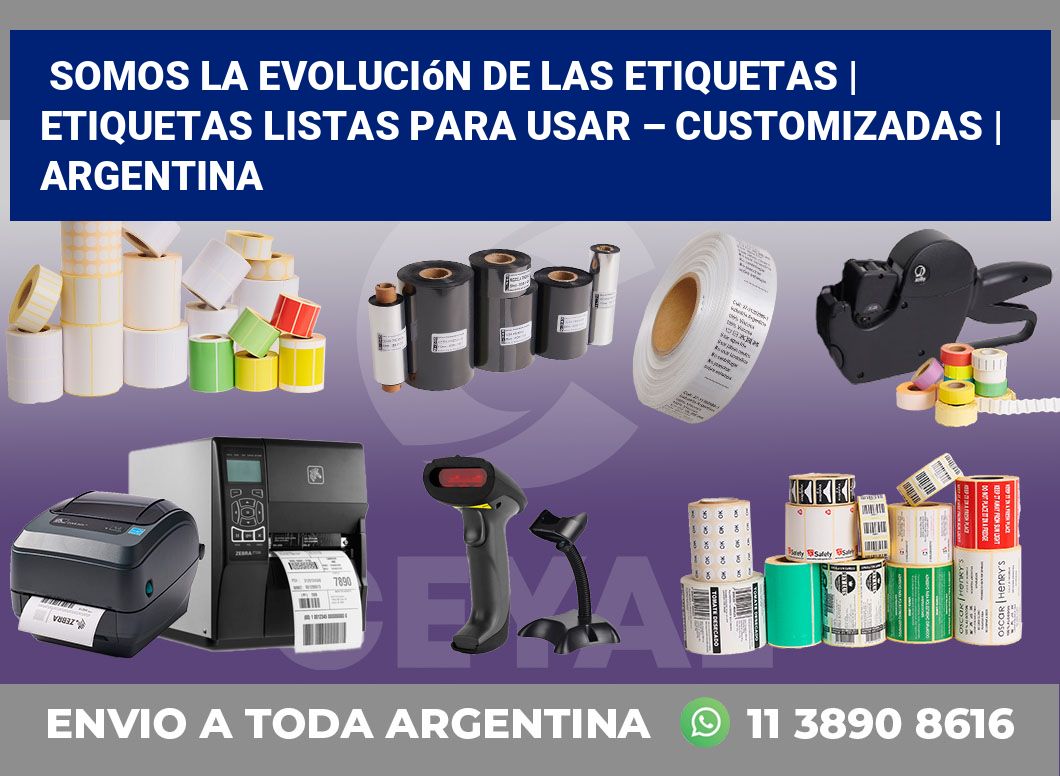 Somos la evolución de las etiquetas | Etiquetas listas para usar – customizadas | Argentina