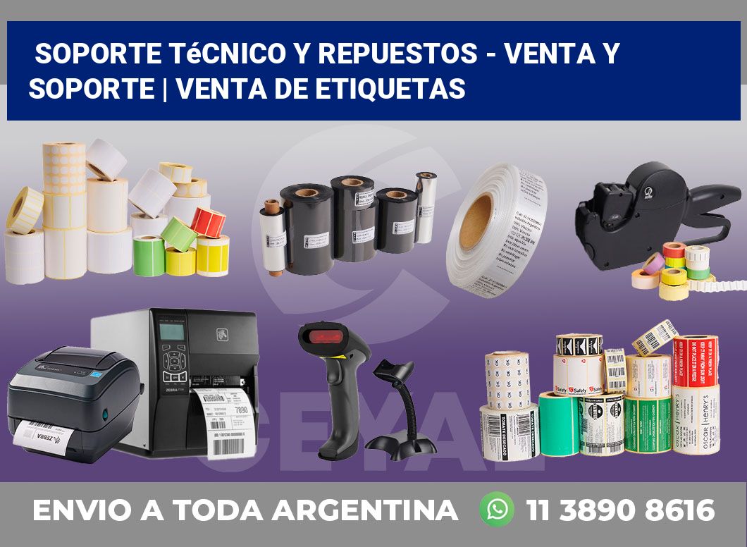 Soporte Técnico y Repuestos – Venta y soporte | venta de etiquetas