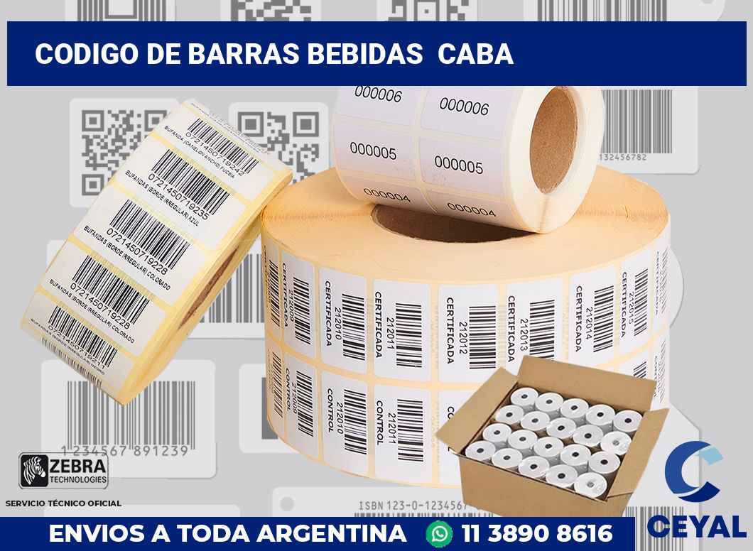 codigo de barras bebidas  CABA