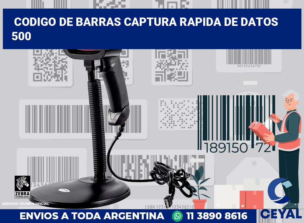 codigo de barras captura rapida de datos  500