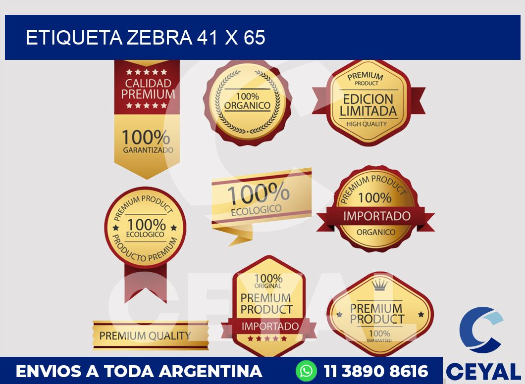 etiqueta zebra 41 x 65