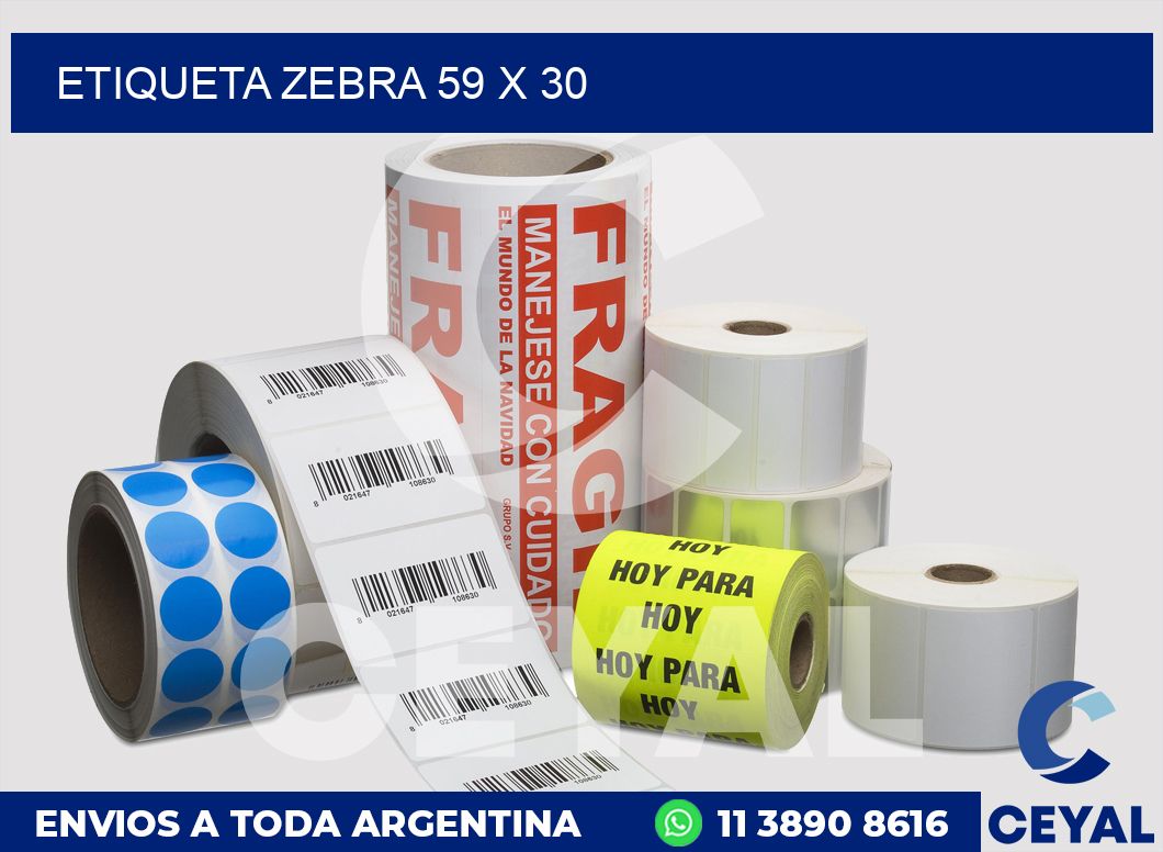 etiqueta zebra 59 x 30