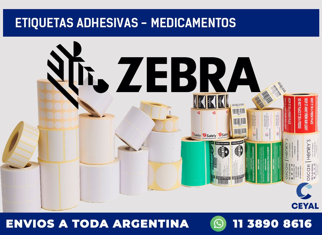 etiquetas adhesivas – Medicamentos