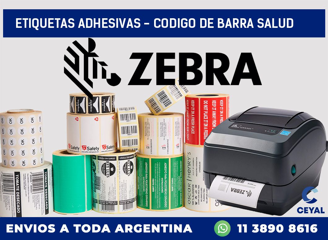 etiquetas adhesivas – codigo de barra salud