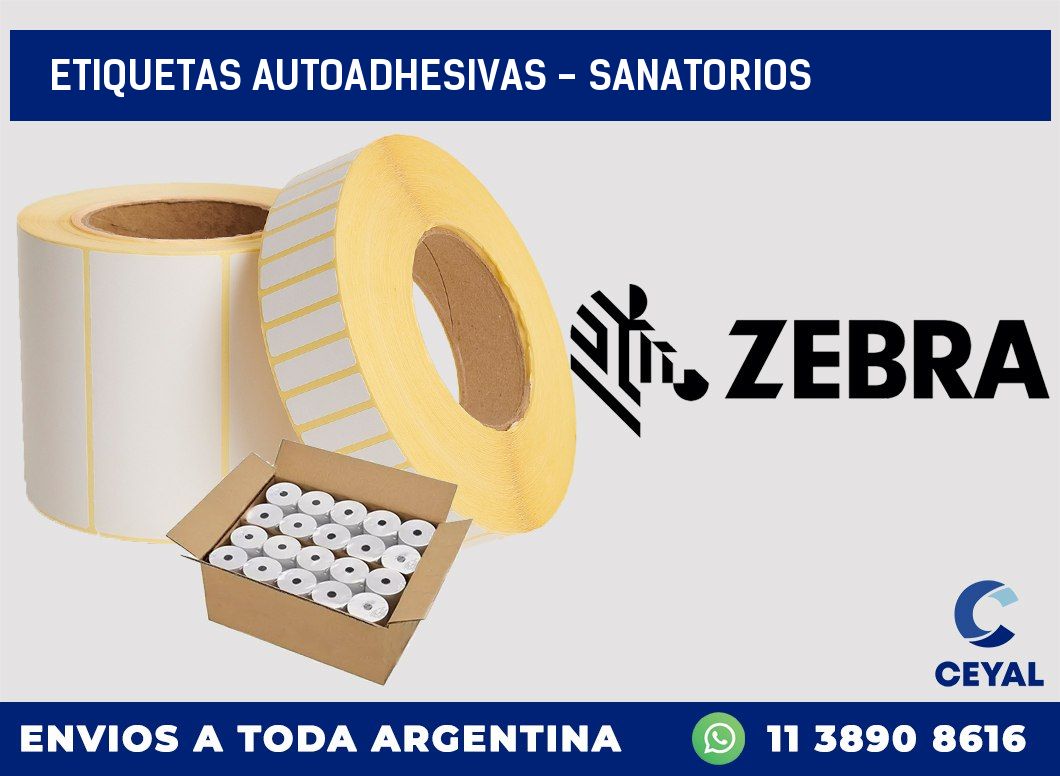 etiquetas autoadhesivas – sanatorios