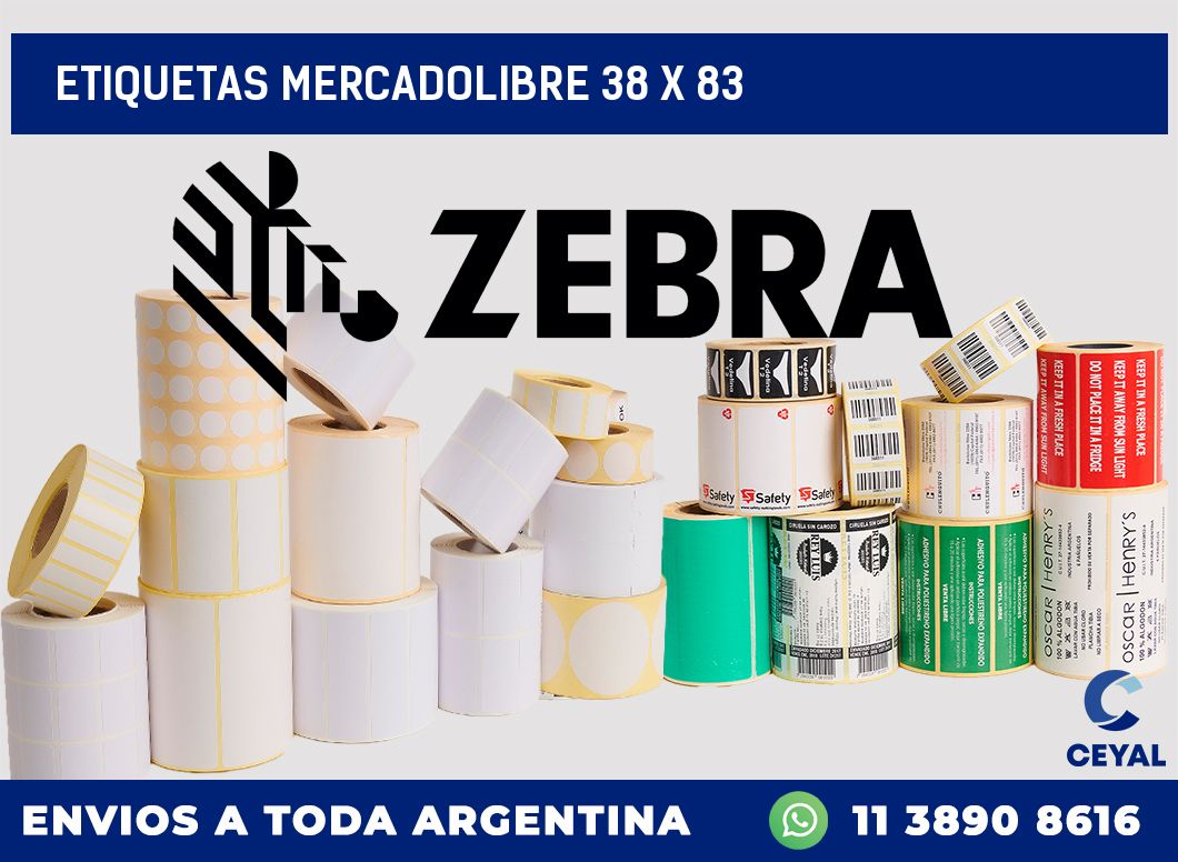 etiquetas mercadolibre 38 x 83